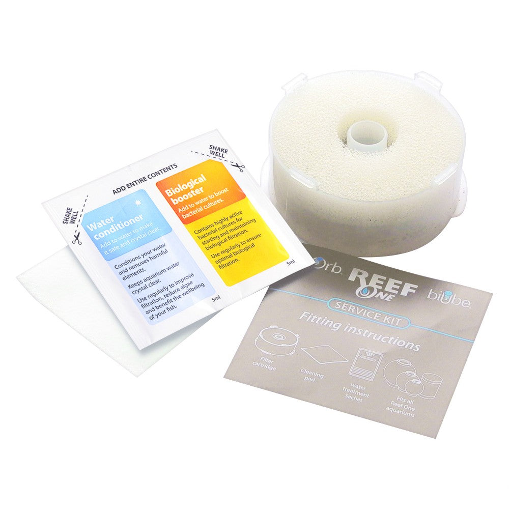 BiOrb Service Kit - Filter Cartridge, Cleaning Pad, & Water Treatment - Model 46014