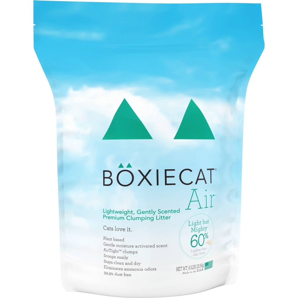 Boxiecat Gently Scented Clumping Plant-Based Cat Litter -...