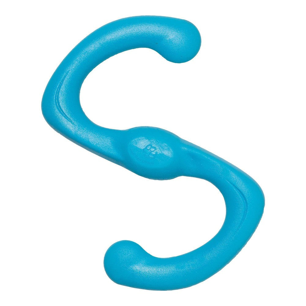 West Paw Bumi Dog Toy - Large 10 inch - Aqua Blue - Zogoflex Durable Tug and Chew Toy