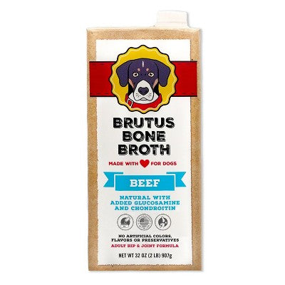Stashios Soothing Sauce - Beef Bone Broth - Good Breath - Dog Anxiety Relief - 3oz