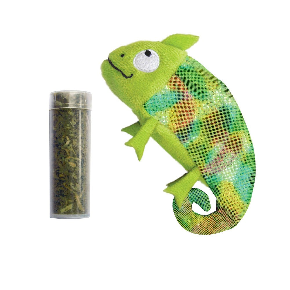 KONG Refillables Chameleon Cat Toy - Refillable Catnip Toy