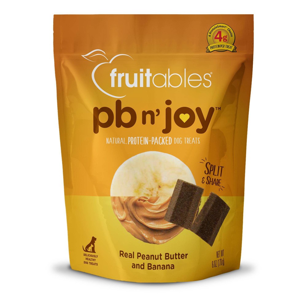 Fruitables pb ‘n Joy Dog Treats | High Protein Natural Do...