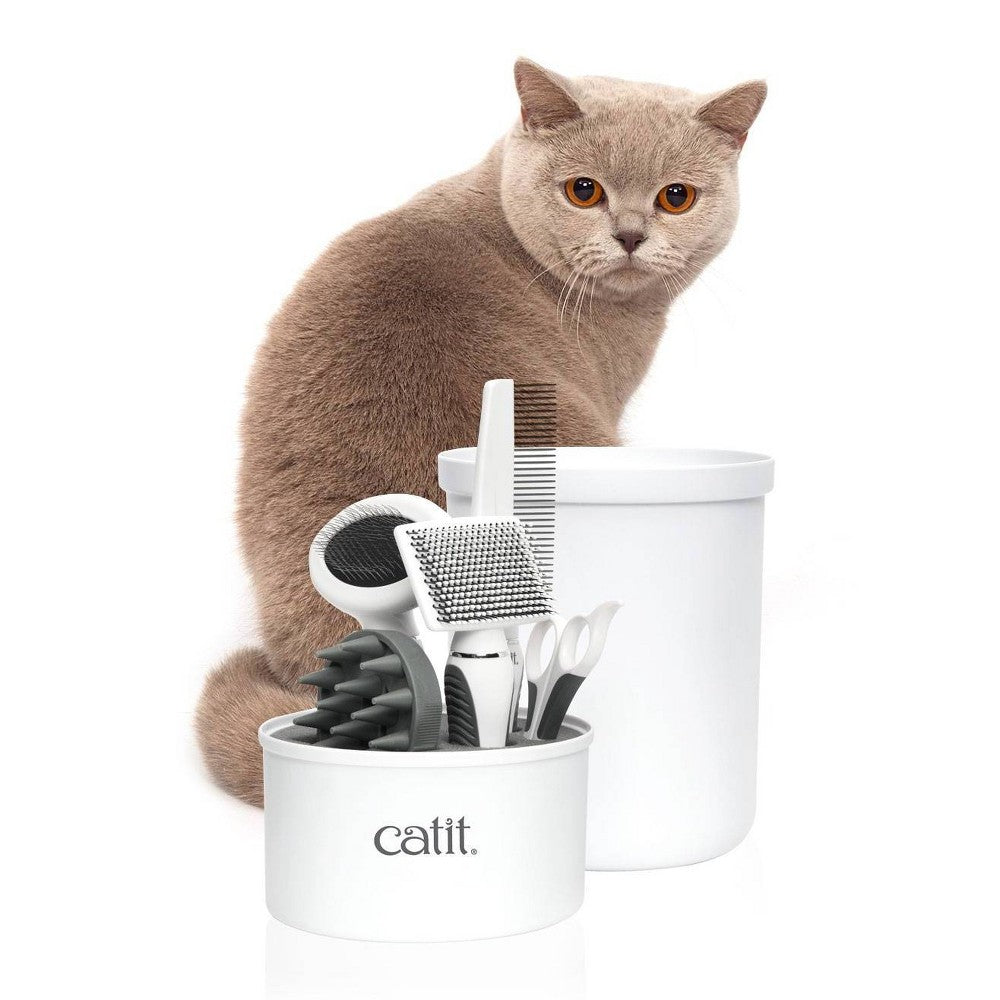 Catit 2.0 Shorthair Grooming Kit - Complete Set for Cats