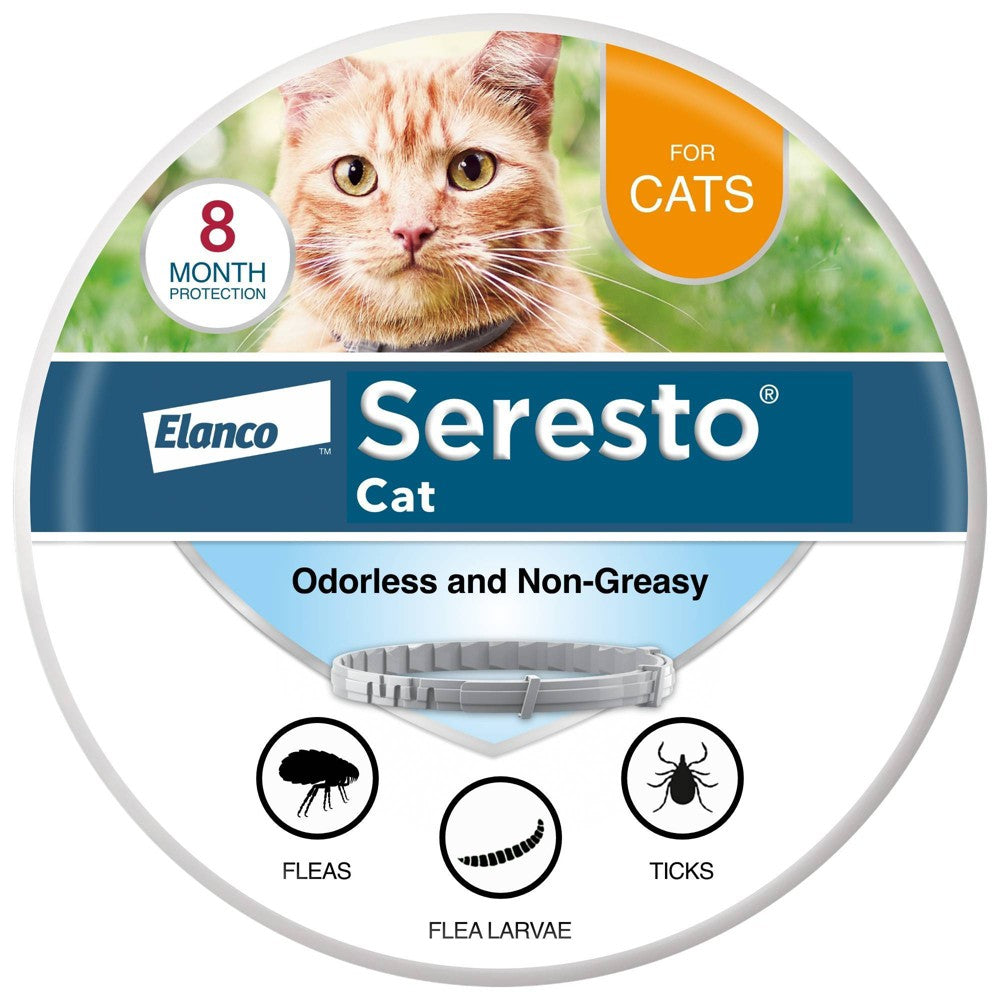 Seresto Cat Flea and Tick Collar, 8-Month Protection
