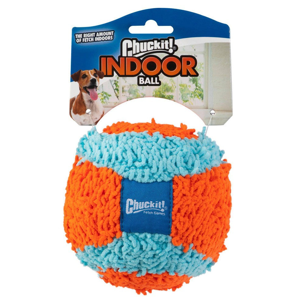 Chuckit! Indoor Ball Dog Toy - Soft, Durable, and Safe for Indoor Fetch