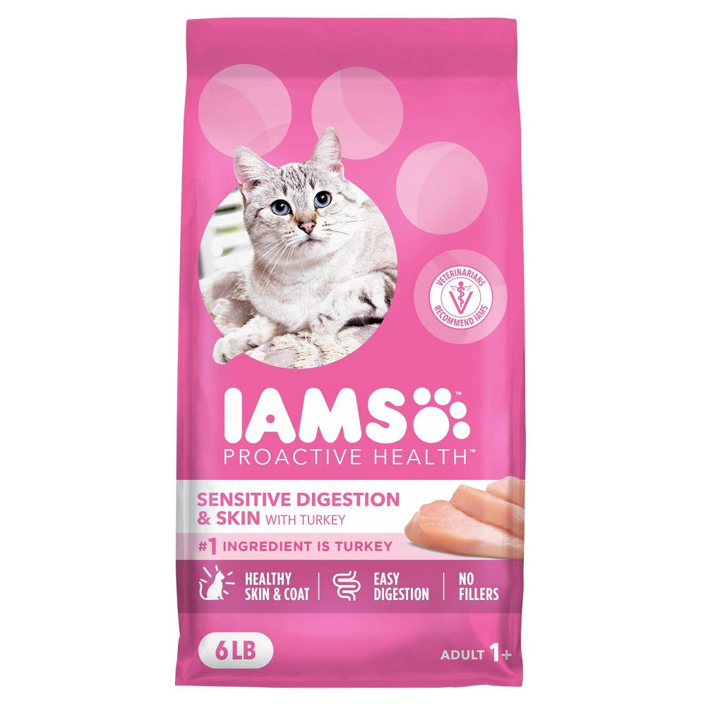 IAMS Proactive Health Sensitive Digestion and Skin Turkey...