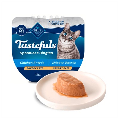 Blue Buffalo Tastefuls Spoonless Singles Chicken Entree Pate Wet Cat Food - 2.6oz