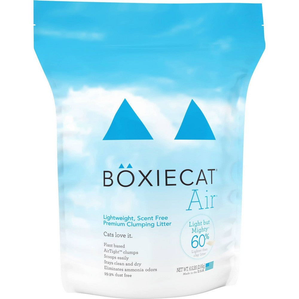 Boxiecat Unscented Odor Control Clumping Plant-Based Cat ...