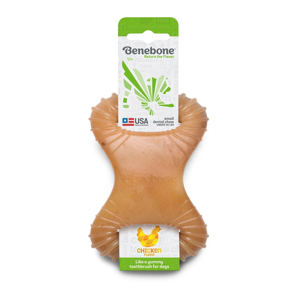 Benebone Dental Chew Toy for Small Dogs, Chicken Flavor