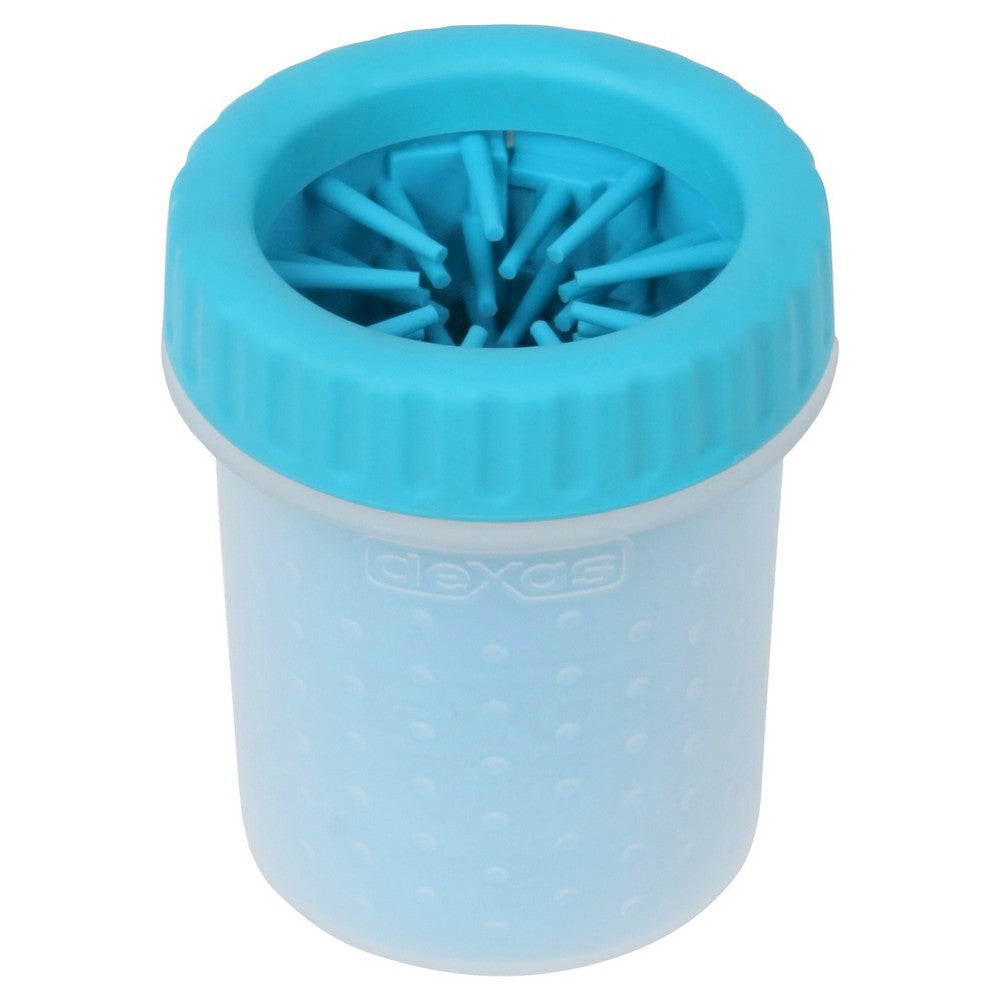 Dexas Popware MudBuster Dog Paw Cleaner - Small, Blue, Portable Paw Washer
