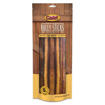 Cadet Bully Beef Sticks Large Dog Treats - 5 Pack