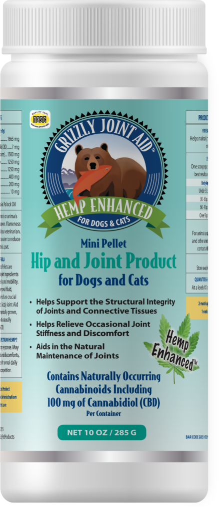 Grizzly Joint Aid Hemp Enhanced Pellets - 20 oz - Dog & Cat Supplement