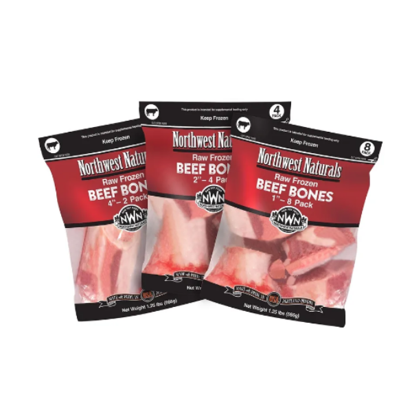 Northwest Naturals Raw Frozen Beef Bones - Recreational Dog Treat