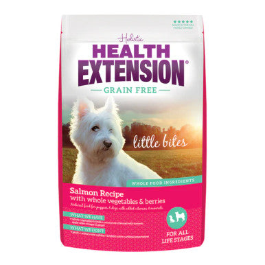 Health Extension Little Bites Grain-Free Salmon Recipe Dog Food - All Life Stages (12lb)