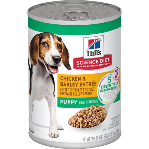 Hill's Science Diet Puppy Chicken & Barley Entrée Wet Dog Food, 13 oz Can