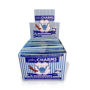 Himalayan Yaky Charms Bacon Flavored Dog Treats - Microwavable Cheese Puffs