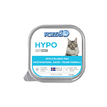 Forza10 Actiwet Hypoallergenic Fish Recipe Cat Food - 3.5 oz Can - Icelandic Fish, Salmon, & Aloe Vera