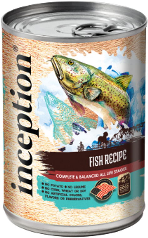 Inception Fish Recipe Dog Food - 13oz Can Wet Food