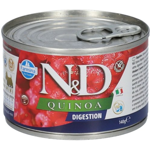Farmina N&D Quinoa Digestion Lamb Wet Dog Food, Mini Breed, 4.9 oz Can
