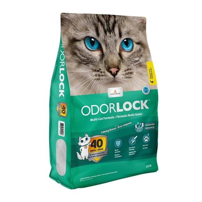 Intersand Odorlock Calming Breeze Cat Litter - 25 lbs