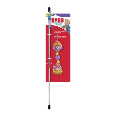 Kong Teaser Scrattles Fish Assorted Cat Toy