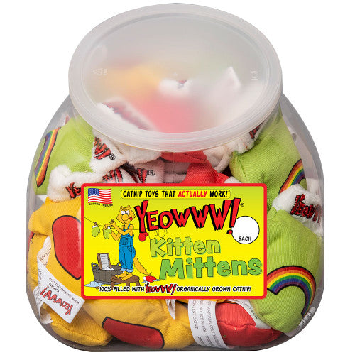 Yeowww! Catnip Chubby Mice Cat Toys - Jug of 30