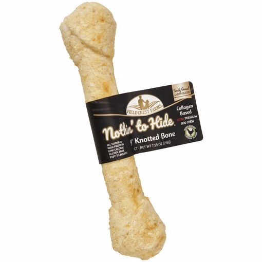 Nothin' to Hide Ultra Knotted Bone Dog Treat - Chicken, 9 inch