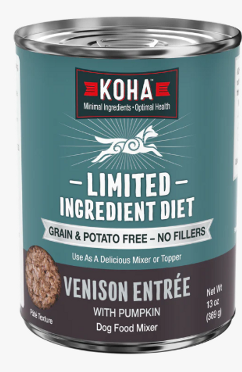 Koha Limited Ingredient Diet Venison Entree Dog Food, 13 oz Can