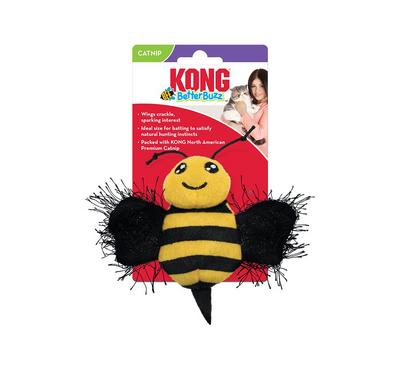 KONG Better Buzz Bee Cat Toy with Catnip
