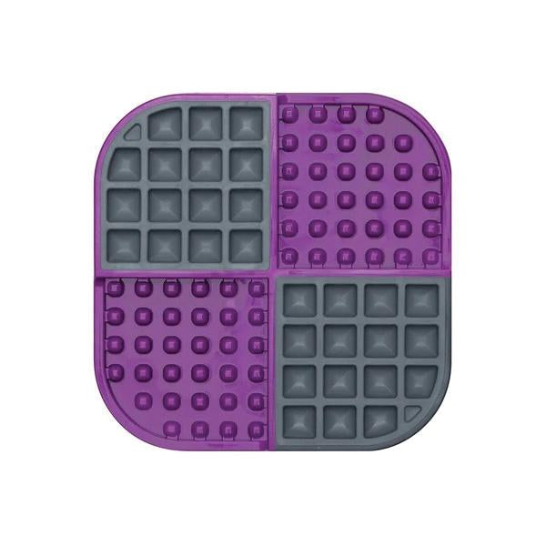 LickiMat Slomo Purple - Dog & Cat Slow Feeder Treat Mat - Boredom Buster & Oral Health