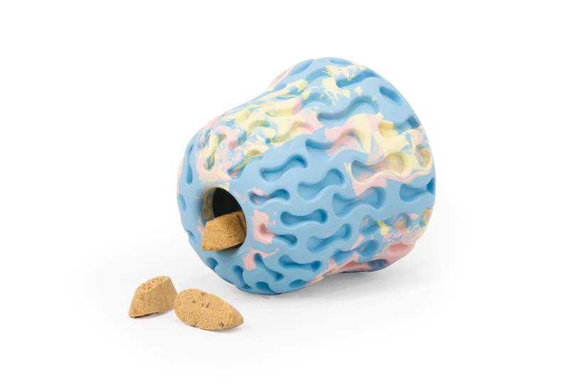 Ruffwear Morel Dog Toy - Interactive Enrichment & Treat Dispenser - Moss Green