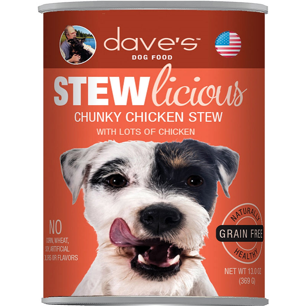85038116855 13 oz Dog Stewlicious Chunky Chicken Stew - C...
