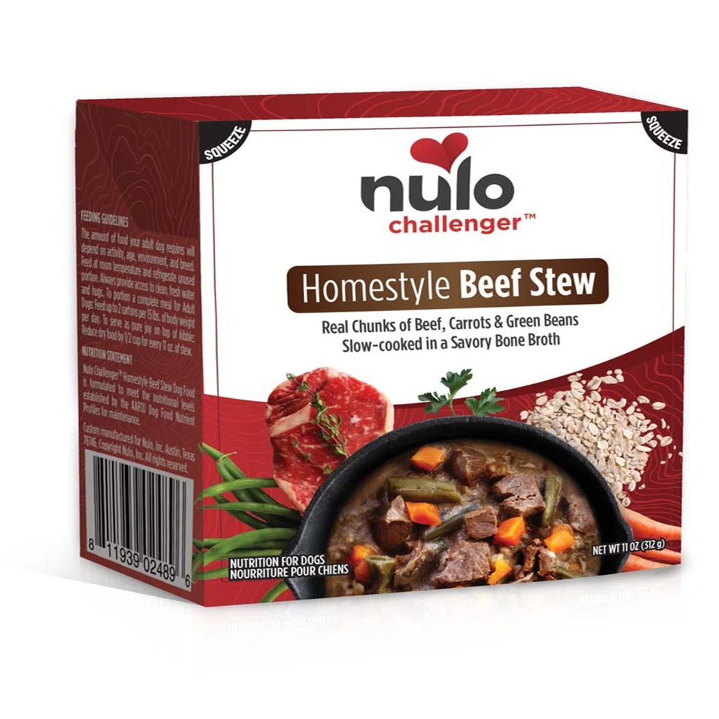 Nulo Challenger Homestyle Beef Stew Wet Dog Food - 11 oz Tetrapak