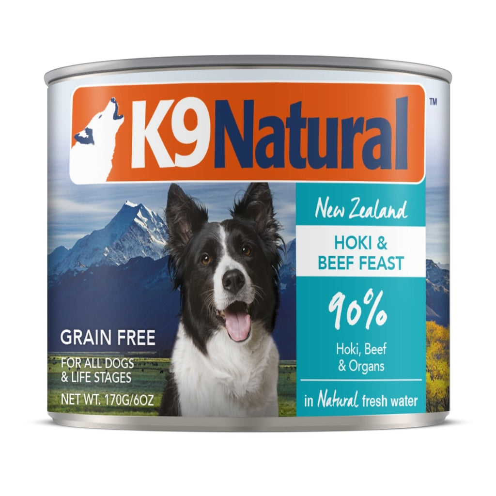 9421904518957 6 oz Beef Hoki Dog Food, Case of 24