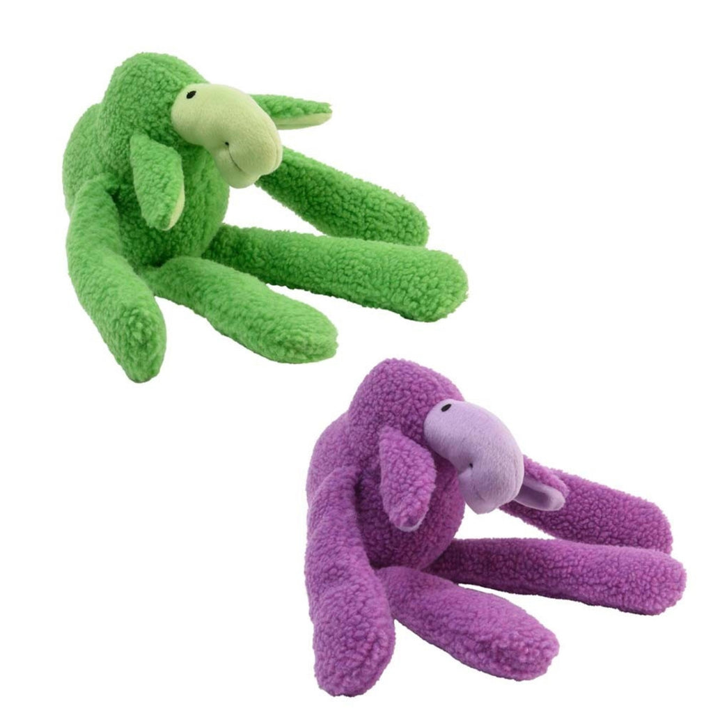 Multipet Pet Envy Lamiedoodle Dog Toy, 14 inch Large Plush Squeaky Cuddle Buddy (Assorted Colors)