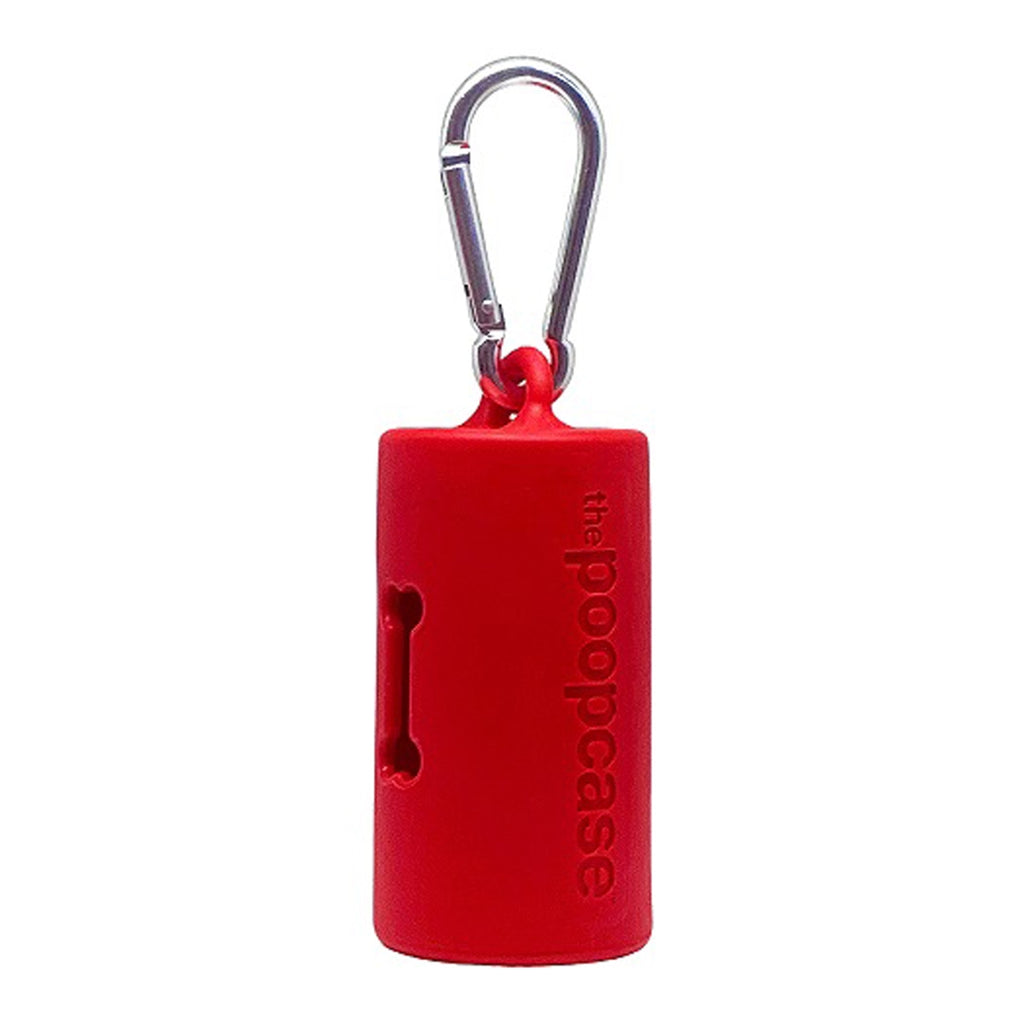 Metro Paws The Poopcase Dog Waste Bag Dispenser - Red with 20 Bags