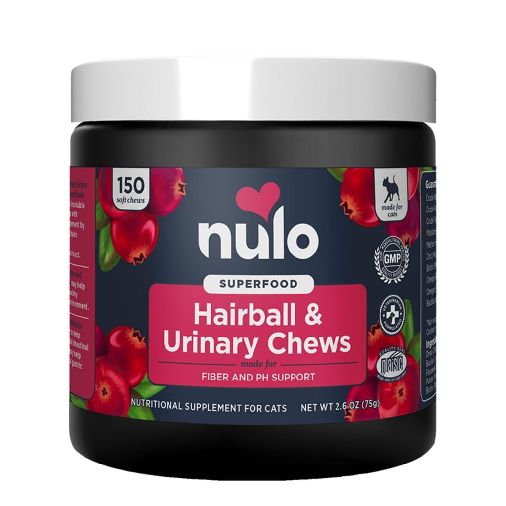 Nulo Cat Superfood Hairball & Urinary Soft Chews Supplement - 2.6 oz
