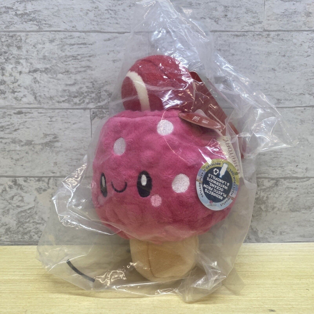 Territory Dog 2-in-1 Plush Mushroom Toy - 7 Inch Interactive Squeaky Dog Toy