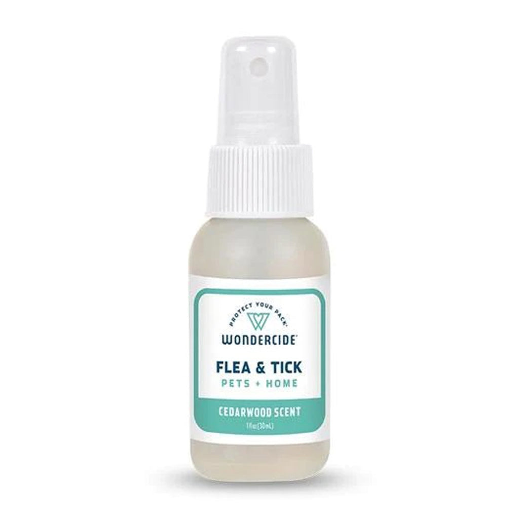 Wondercide Cedarwood Flea & Tick Spray for Pets + Home, Natural Essential Oils, 1 oz