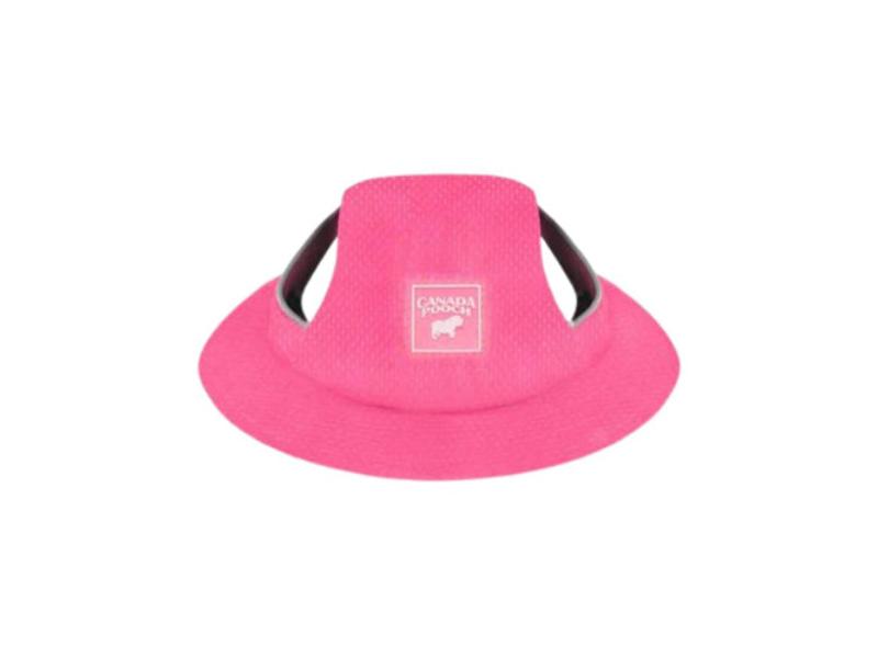 Canada Pooch Cooling Bucket Hat for Dog, Neon Pink - Small