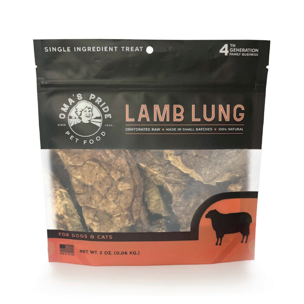 879384002098 2 oz Dehydrated Lamb Lung Dog & Cat Food