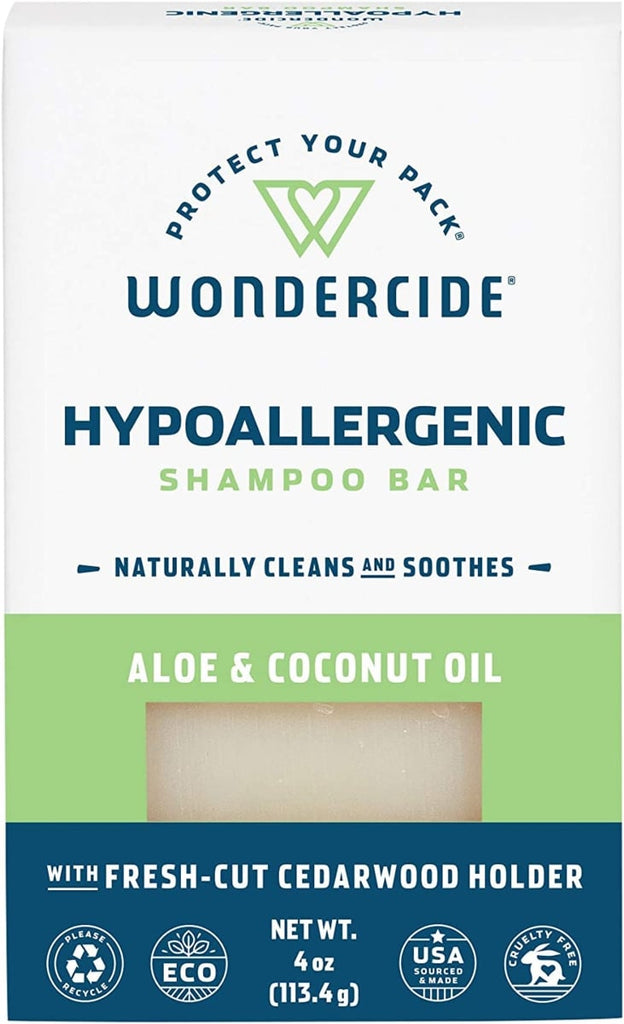Wondercide Hypoallergenic Shampoo Bar - 4 oz - Dog & Cat - Natural Essential Oils