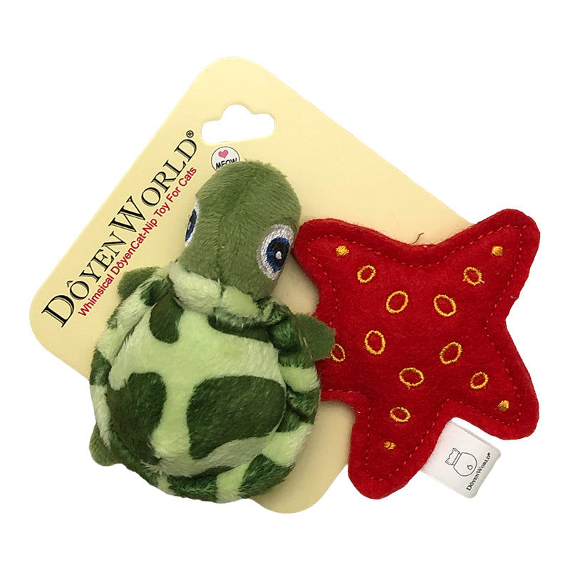 Doyen Turtle Plush Cat Toy - 2 Piece