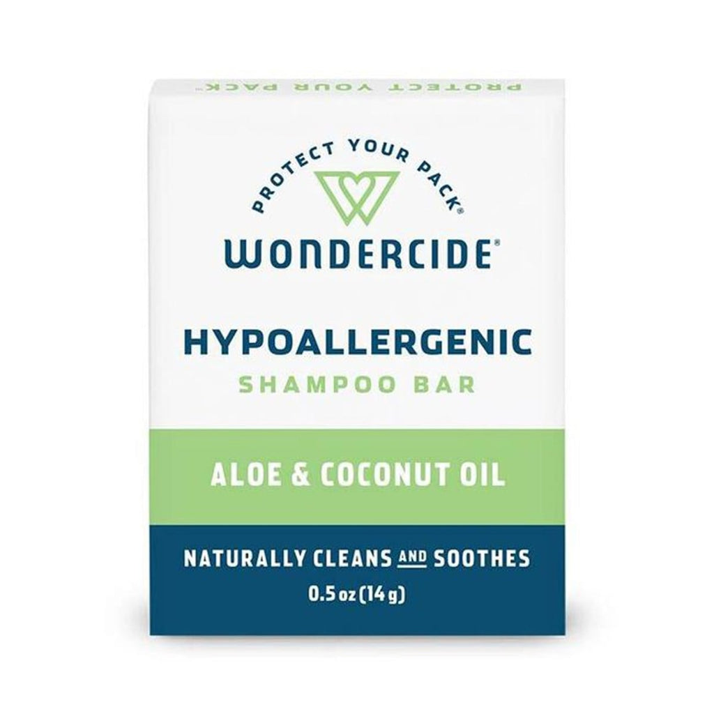 Wondercide Hypoallergenic Aloe Natural Shampoo Bar - 0.5 oz Dog & Cat Shampoo for Sensitive Skin