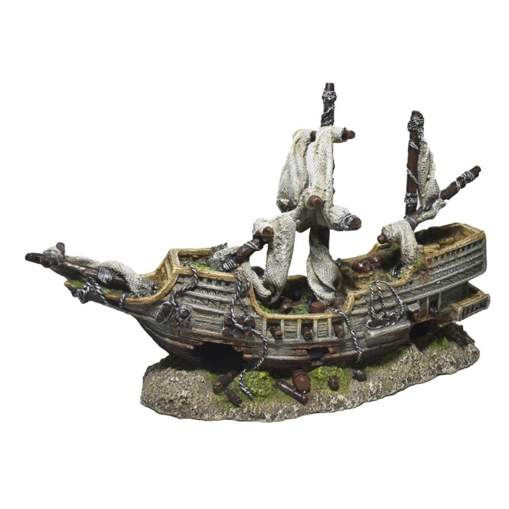 Hikari USA Galleon Shipwreck Resin Aquarium Ornament