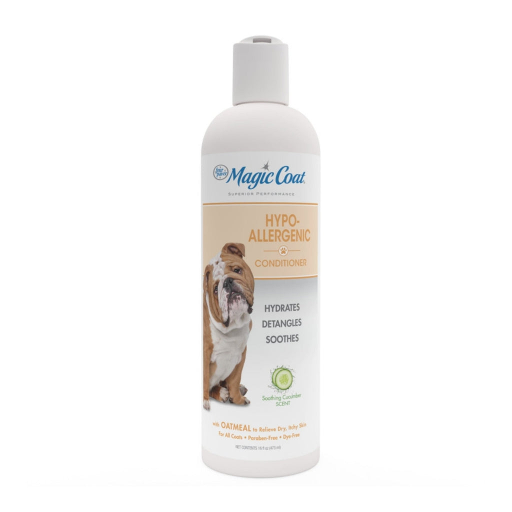 Four Paws Magic Coat Hypoallergenic Dog Conditioner - 16 oz - Oatmeal & Cucumber Scent