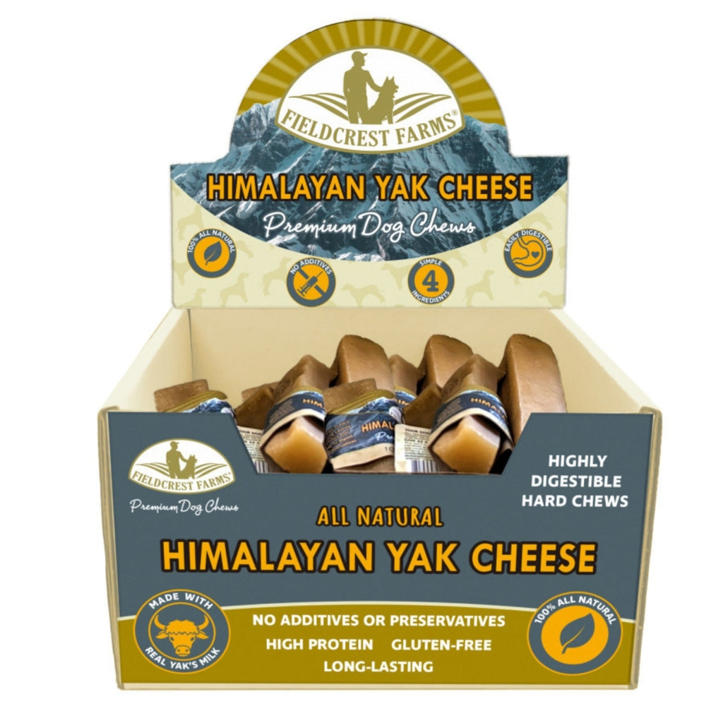 Fieldcrest Farms Himalayan Yak Cheese Dog Chew XL - 24 Count Display