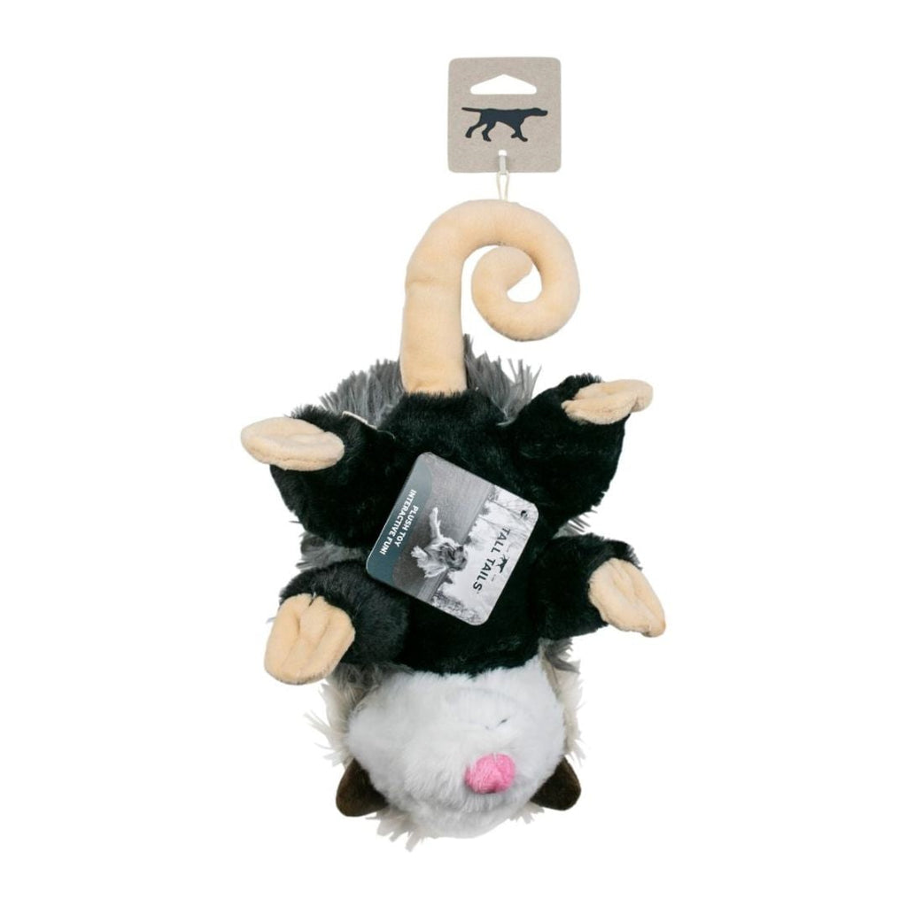 Tall Tails Dog Rope Opossum Toy - 12-14 inch, Plush Squeaker Pet Toy