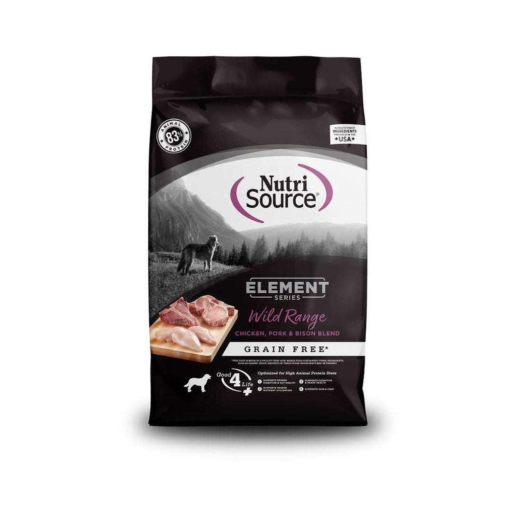 073893300328 24 lbs Grain Free Element Wild Range Dog Food