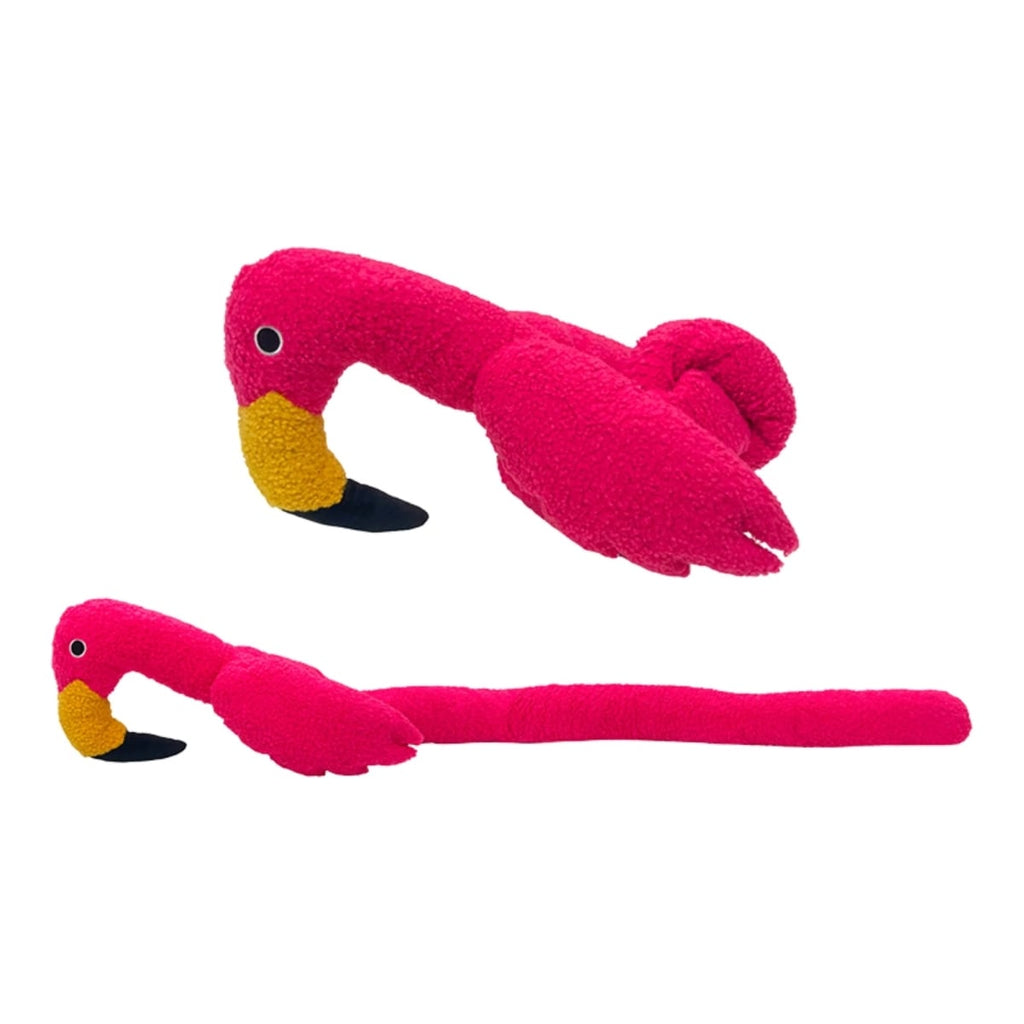 849088079030 Dog Twisty Flamingo Toy